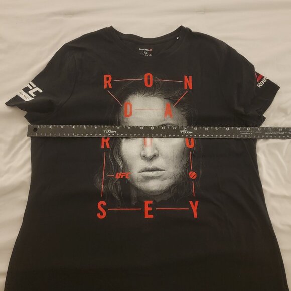 Reebok 2016 UFC "Rowdy" Ronda Rousey XL Women's Fan Gear Artist Series T-Shirt. - Picture 3 of 7